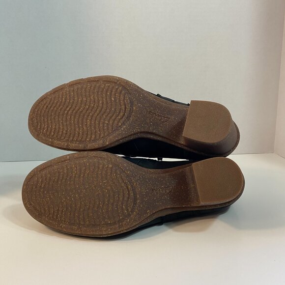 Clark's SZ 11M Womens Black Sashlin Aleta Shoe with Block Heel - Picture 4 of 9